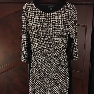 Lauren by Ralph Lauren Faux Wrap Dress Size 16